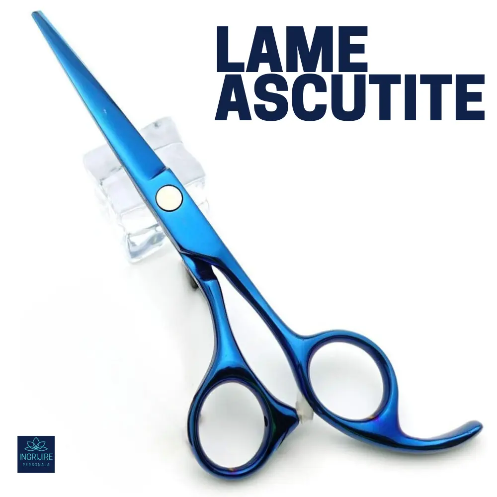 Set de 2 foarfece de tuns si filat 6''- cobalt blue [7]