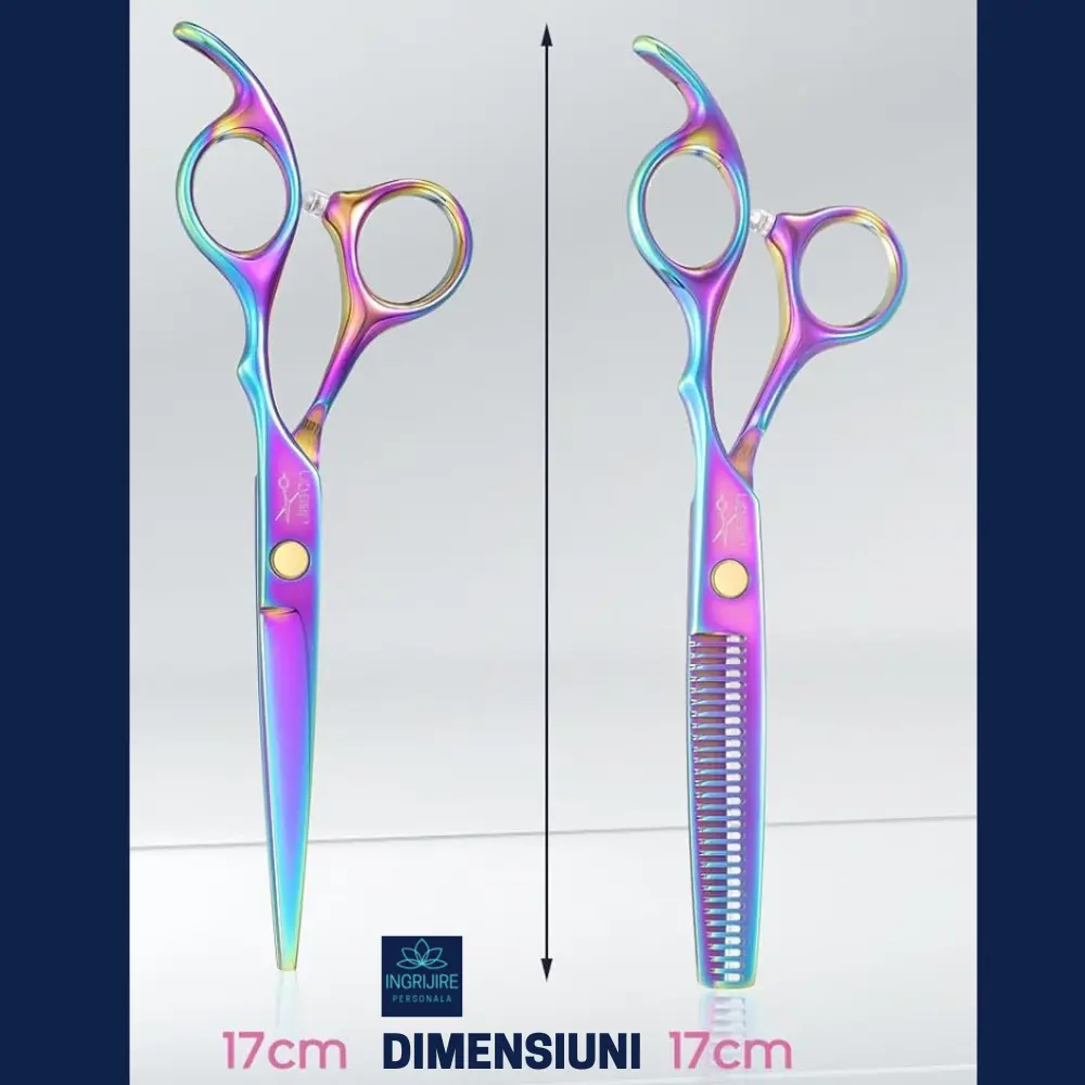 Set de 2 foarfece de tuns si filat 6''- Multicolor [7]