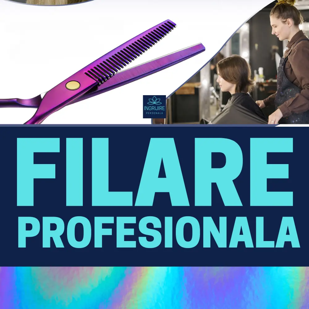 Set de 2 foarfece de tuns si filat 6''- Multicolor [5]