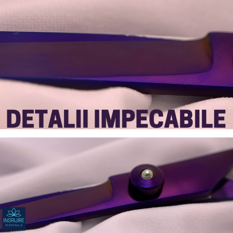 Set de 2 foarfece de tuns si filat 6''- purple [4]