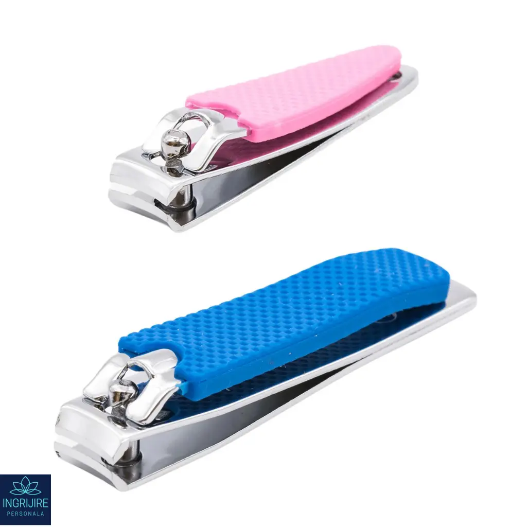 Unghiere si clesti - Set de 2 unghiere pentru manichiura cu protectie din cauciuc