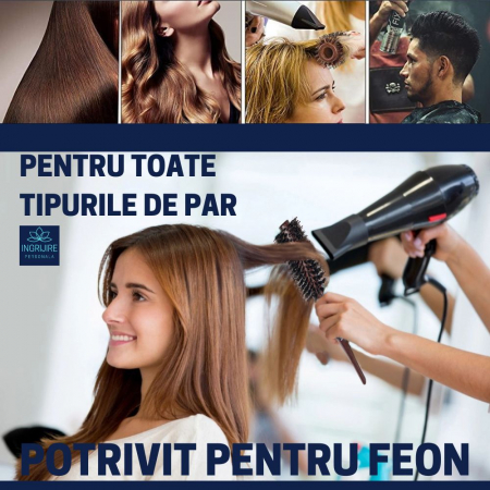 Set de 3 perii pentru frizerie, maner din lemn, termorezistente [12]