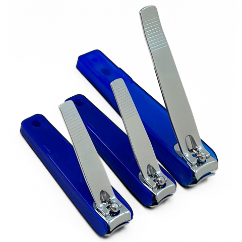 Manichiura si pedichiura - Set de 3 unghiere pentru manichiura&pedichiura cu colector, otel inoxidabil
