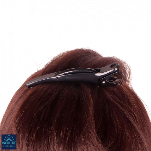 Set de 6 clame de par pentru coafura, Negru [5]