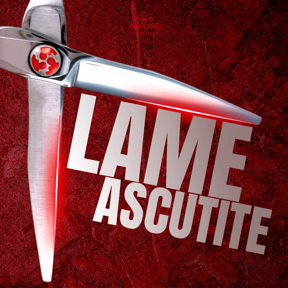 Set profesional de 2 foarfece de tuns si filat 6'' - Silver Master [4]