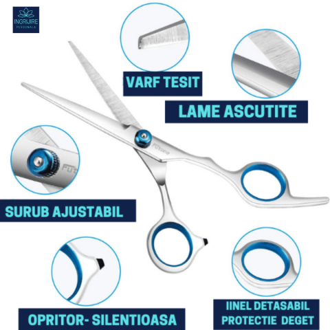 Set profesional pentru frizerie, 7 instrumente [6]