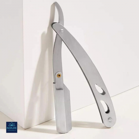 Set profesional pentru frizerie silver, 9 instrumente [5]