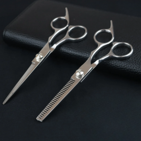 Set profesional pentru frizerie silver, 9 instrumente [4]