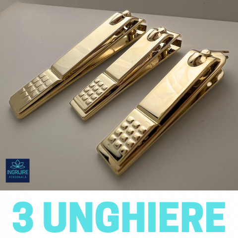 Trusa manichiura 12 piese, otel inoxidabil - Gold [8]