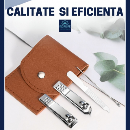 Trusa manichiura 4 piese, otel inoxidabil [2]