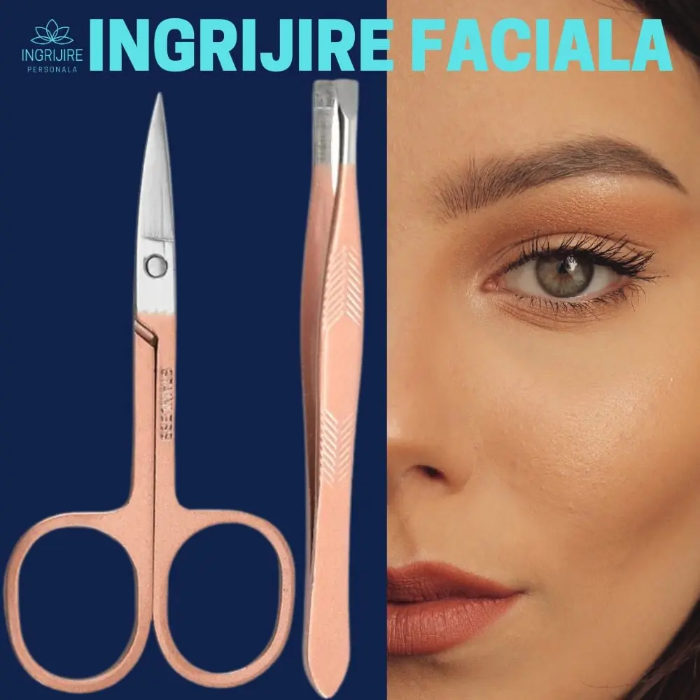 Trusa manichiura 4 piese, otel inoxidabil, Flamingo pink [2]
