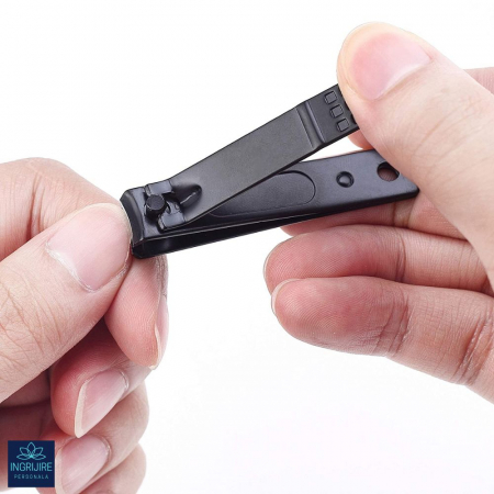 Trusa manichiura 4 piese, otel inoxidabil, Street Grey [23]