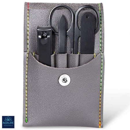 Trusa manichiura 4 piese, otel inoxidabil, Street Grey [0]