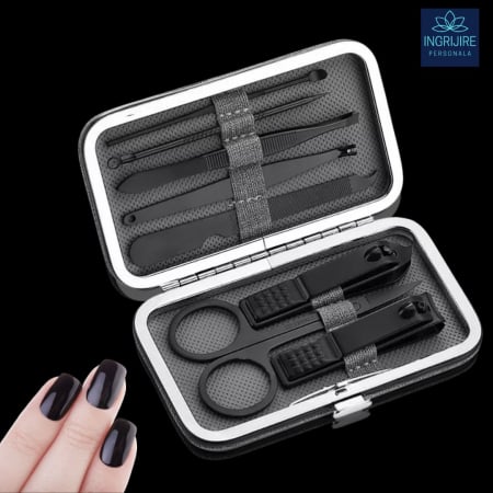 Trusa manichiura 8 piese, Street Grey