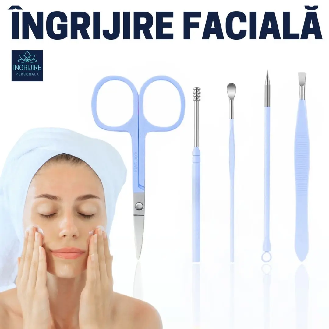 Trusa manichiura profesionala 16 piese, otel inoxidabil -LAGOON [6]