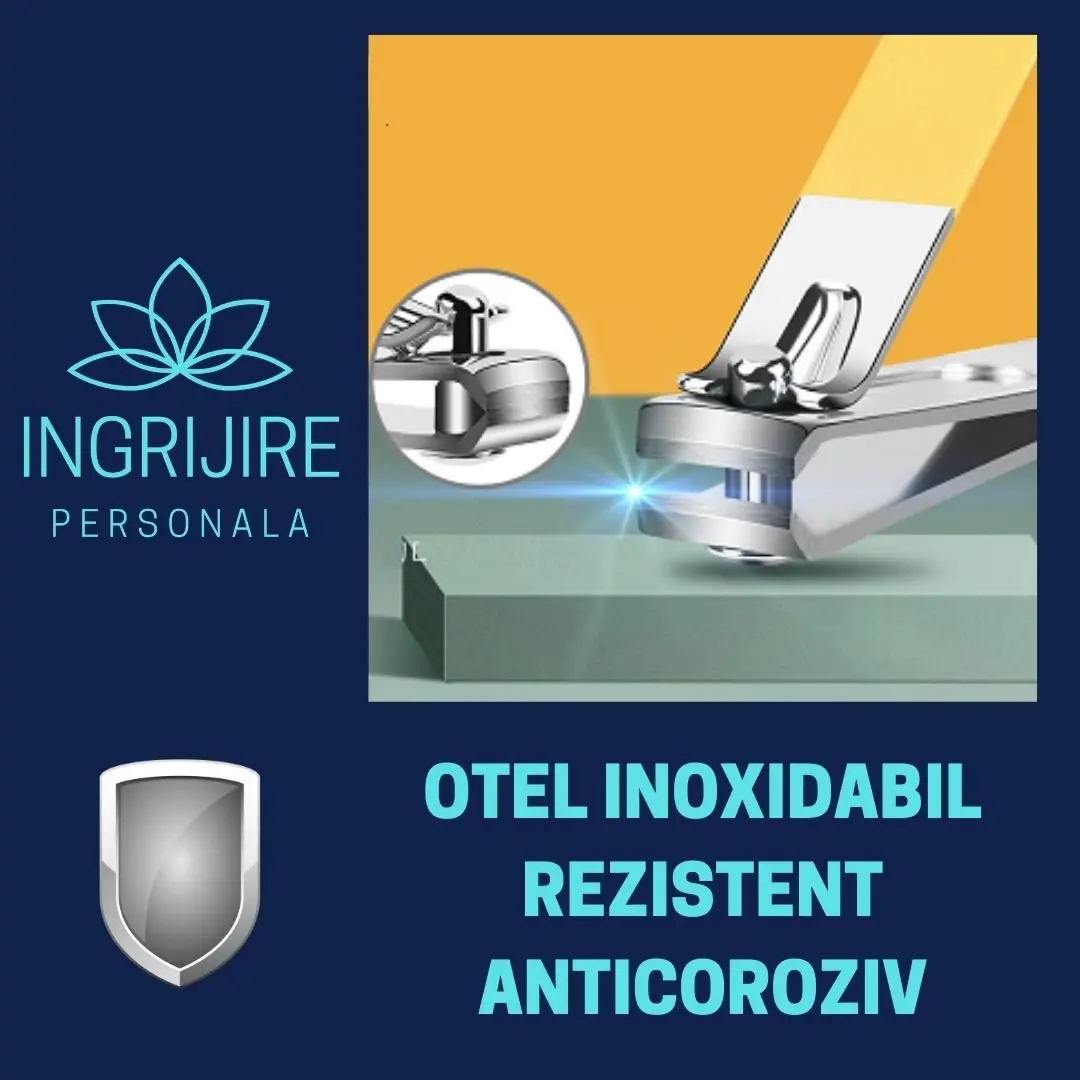 Trusa manichiura profesionala 16 piese, otel inoxidabil - LEMON [7]