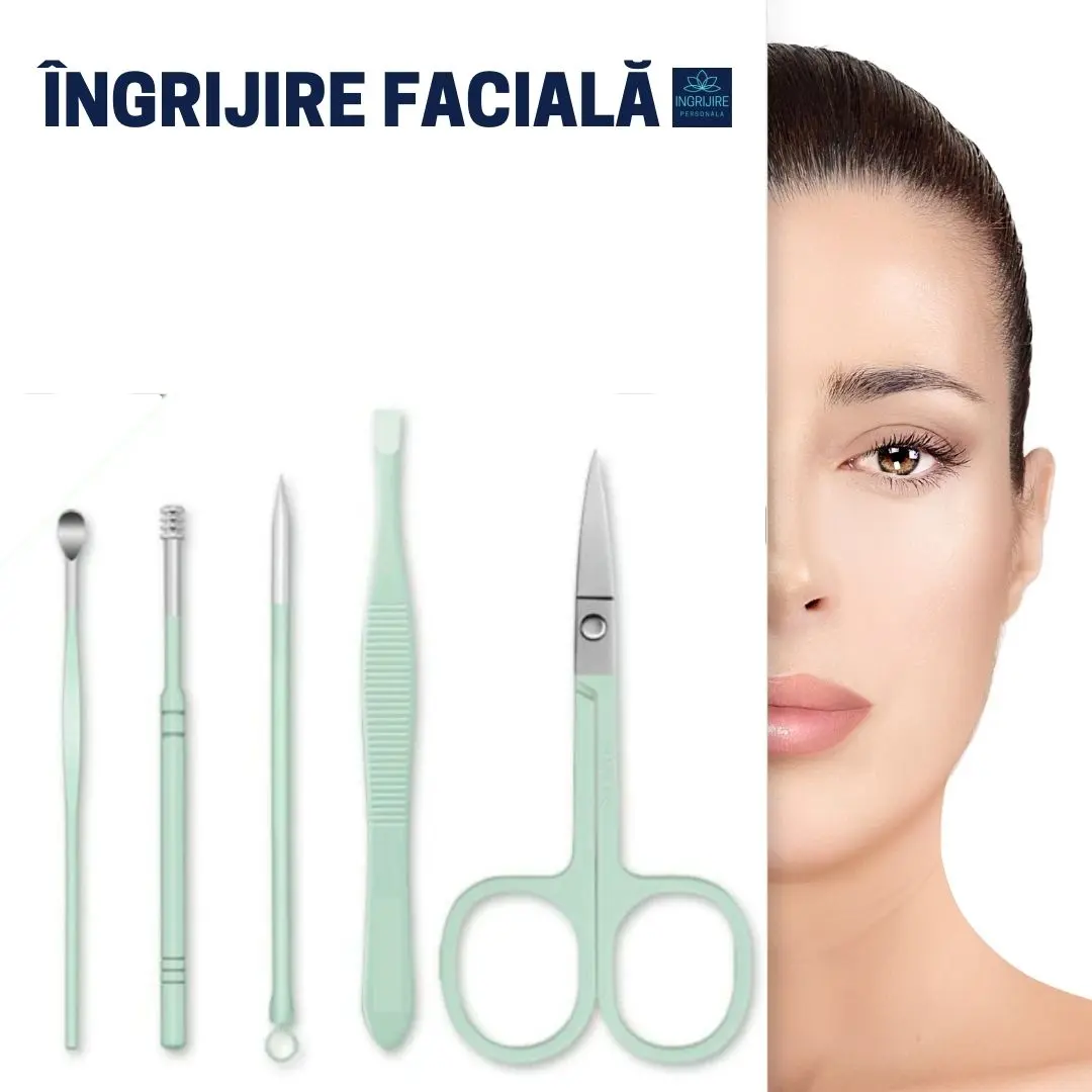 Trusa manichiura profesionala 16 piese, otel inoxidabil - OLIVE [6]