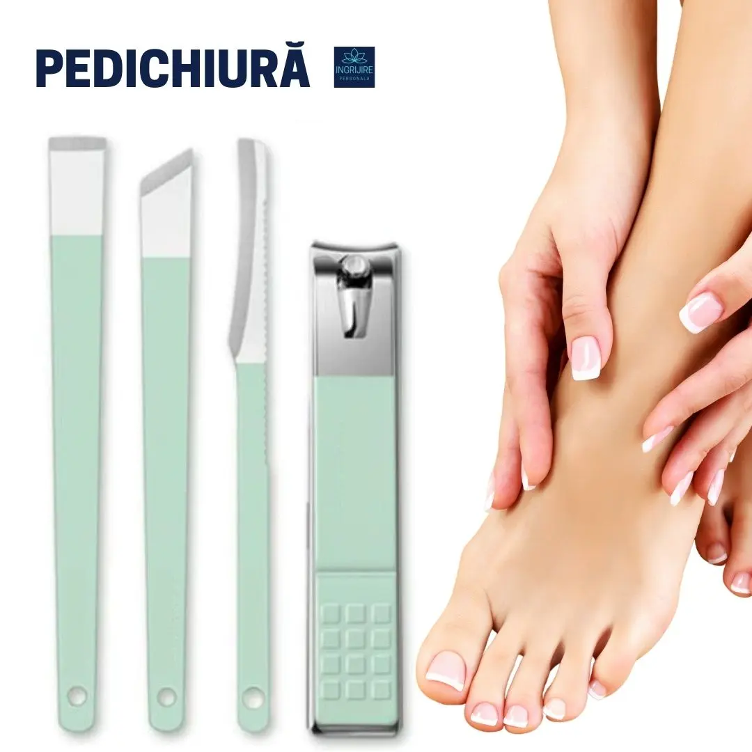 Trusa manichiura profesionala 16 piese, otel inoxidabil - OLIVE [5]