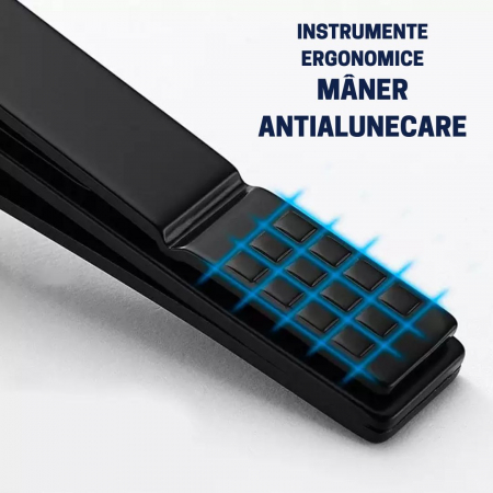 Trusa manichiura profesionala 16 piese, TRUE BLACK [6]