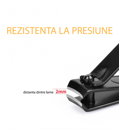 Trusa manichiura profesionala 18 piese, otel negru mat, interior textil ROSU RED WINE [20]