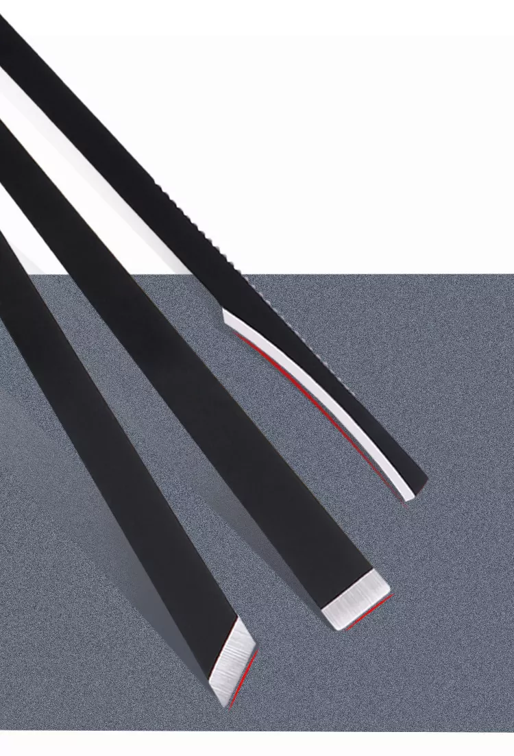 Trusa manichiura profesionala 18 piese, otel negru mat, interior textil ROSU RED WINE [9]