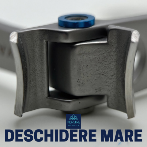 Unghiera pentru pedichiura cu deschidere mare - Otel inoxidabil - Matte Black [9]