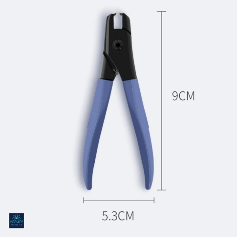 Set de 2 unghiere pentru pedichiura cu deschidere mare, black&blue [3]