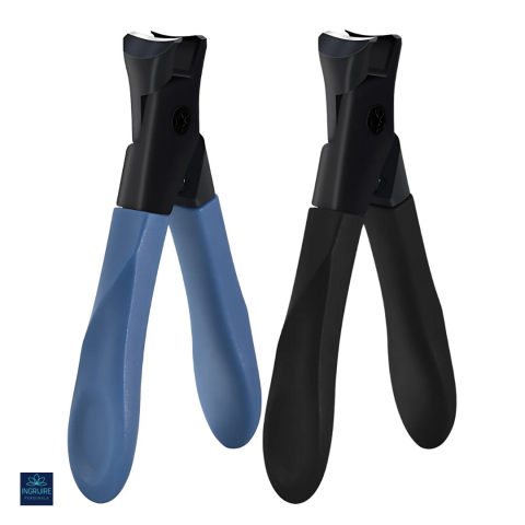 Unghiere si clesti - Set de 2 unghiere pentru pedichiura cu deschidere mare, black&blue