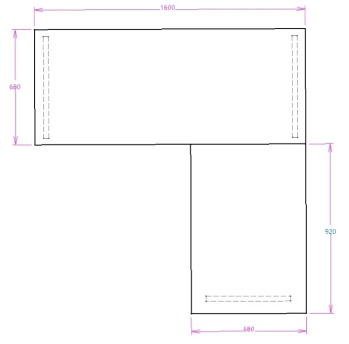 Promo: Birou reglabil colt, in "L", inoLift Trio PRO - 3 motoare + incarcator wireless gratuit [10]