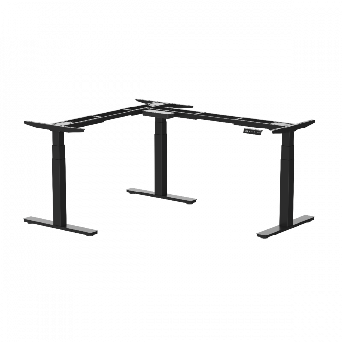 Birou reglabil colt, in "L", inoLift Trio PRO 2.0 (Smart) - 3 motoare, sarcina 150kg, Blat Pal sau lemn masiv la alegere, transport gratuit [2]