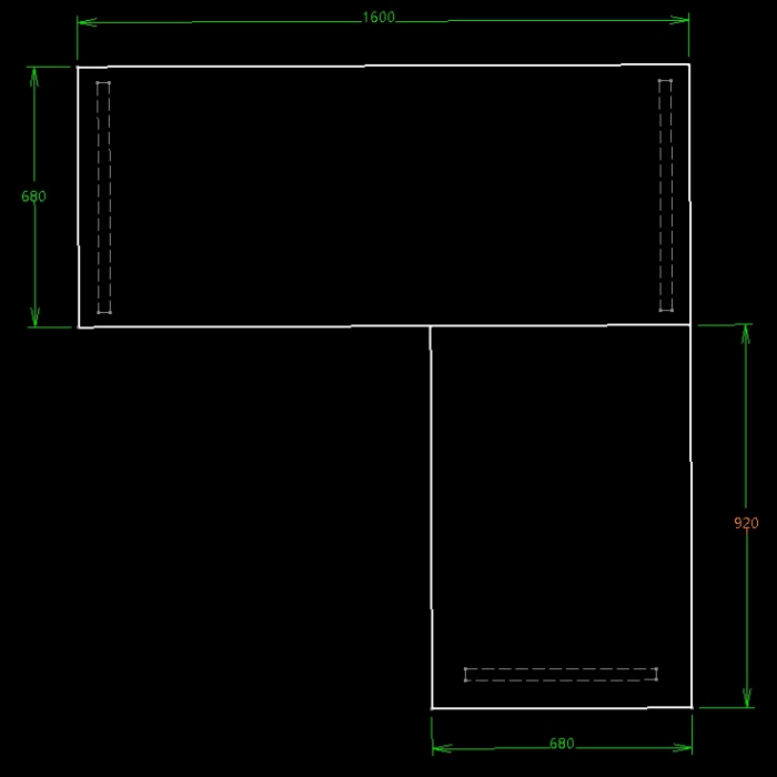Birou reglabil colt, in "L", inoLift Trio PRO 2.0 (Smart) - 3 motoare, sarcina 150kg, Blat Pal sau lemn masiv la alegere, transport gratuit [6]