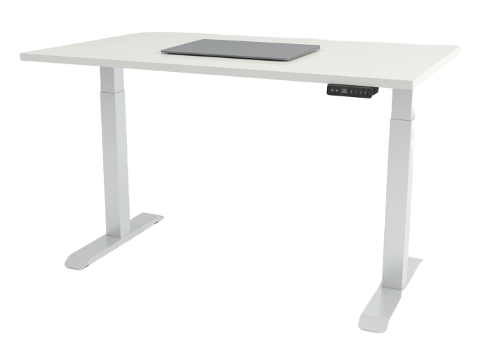 Birou reglabil inoLift Duo Lite - 2 motoare, sarcina 120kg, blat pal 1200x600x18 model stejar [2]