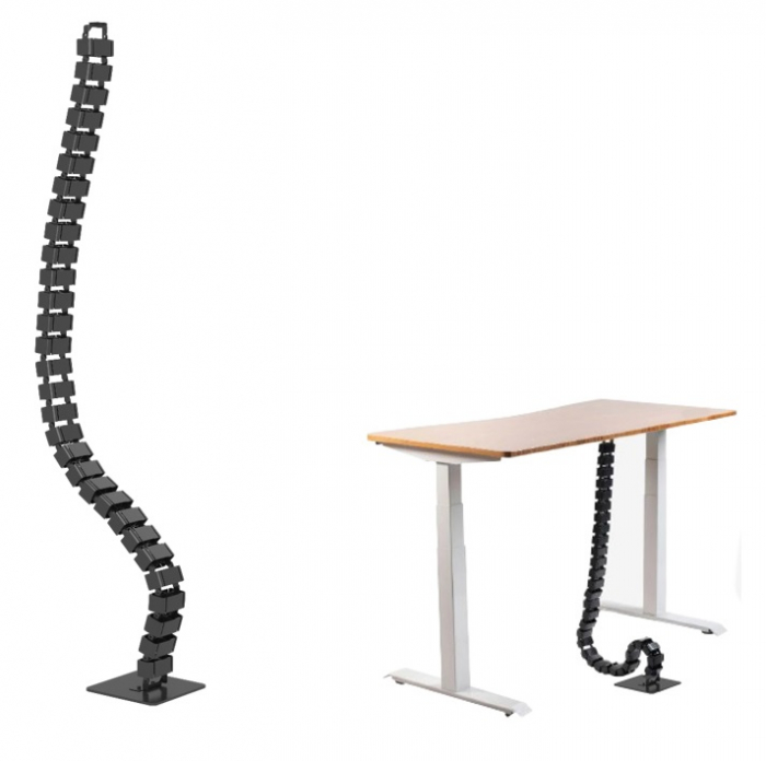 Black friday - Organizator cabluri birou reglabil [8]