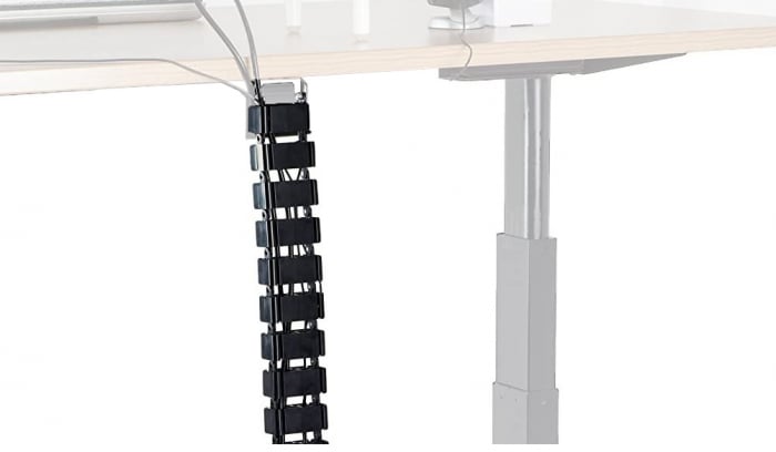 Organizator cabluri birou reglabil cu baza de plastic [4]