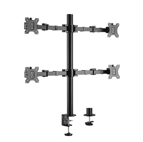 Suport 4 monitoare, 9kg/monitor, 17"-32", negru [1]