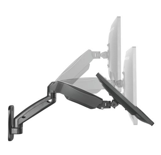 Suport monitor de perete, 17"-27", max 6.5kg, negru [1]