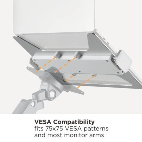 BF - Suport cu brat dublu pentru monitor si laptop, sistem gas spring, negru [3]