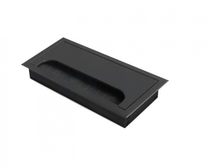 Trecere cablu cu perie 80x160, Aluminiu [3]