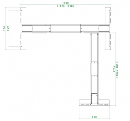 Birou reglabil colt, in "L", inoLift Trio PRO 2.0 (Smart) - 3 motoare, sarcina 150kg, Blat Pal sau lemn masiv la alegere, transport gratuit [6]