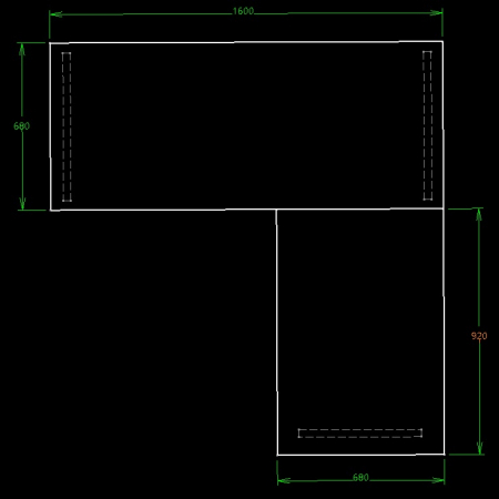 Birou reglabil colt, in "L", inoLift Trio PRO 2.0 (Smart) - 3 motoare, sarcina 150kg, Blat Pal sau lemn masiv la alegere, transport gratuit [5]