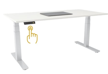 Birouri reglabile - Birou reglabil inoLift Duo PRO - 2 motoare, sarcina 120kg, Blat Lemn Masiv sau Pal, transport gratuit