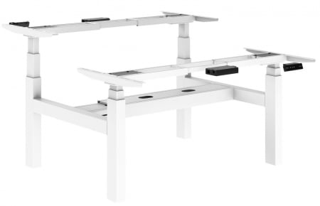 Cadre birouri reglabile - Cadru reglabil inoLift Quad PRO, 4 motoare, sarcina 120kg/blat, 5 ani garantie
