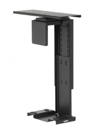 Suport unitate PC, rotire +/-180°, prindere sub blat, negru - BF25 [0]