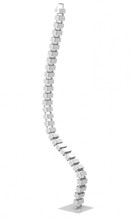 Black friday - Organizator cabluri birou reglabil [0]