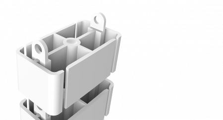 Organizator cabluri birou reglabil cu baza de plastic [4]