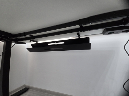 Tava cabluri rabatabila, 100cm, negru [2]
