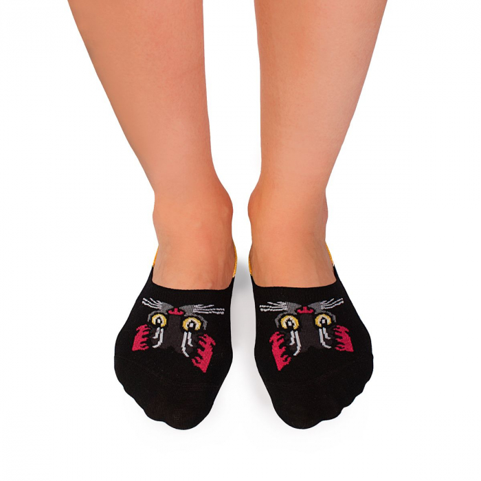 Sosete tip talpici INVISIBLE ORGANIC SOCKS CHEESE CAT [3]