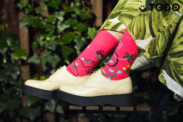 Sosete bumbac Flowers [4]