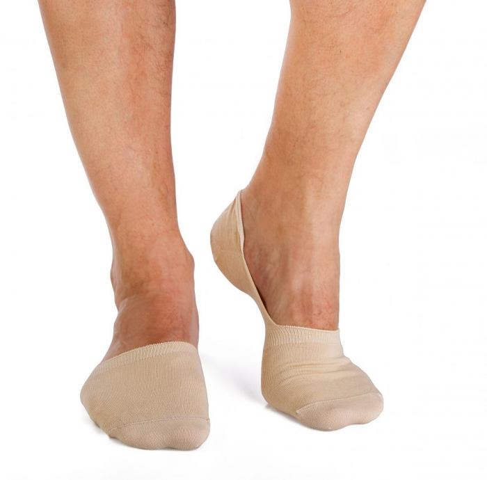 Sosete tip talpici INVISIBLE ORGANIC SOCKS BEIGE [4]