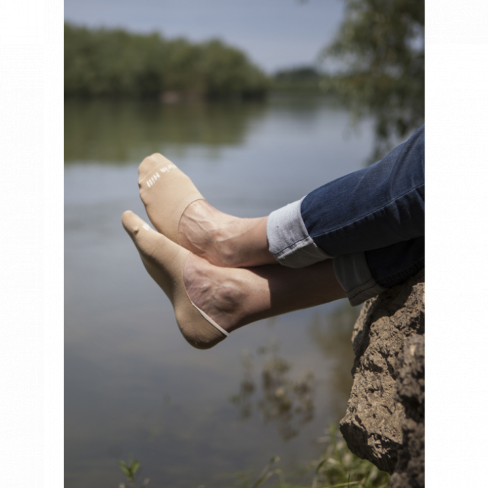 Sosete tip talpici INVISIBLE ORGANIC SOCKS BEIGE [5]